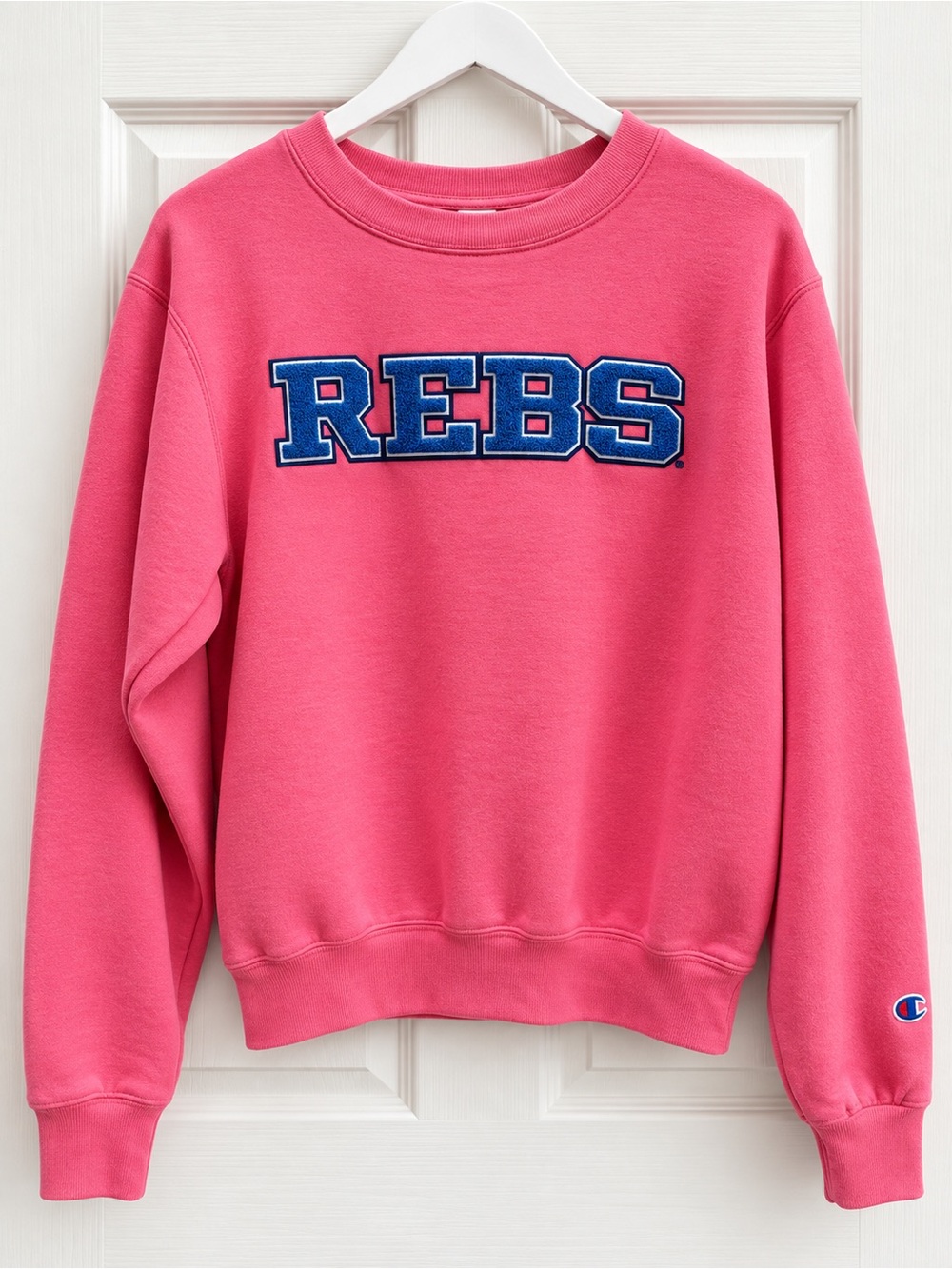 Champion Coral Pink REBS Crewneck Sweatshirt